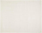 Revival Rugs Soloba 7'10"x10' Washable Area Rug for Living Room Bedroom - 100% Recycled Oeko-TEX Certified, Medium Pile, Beige, Cream