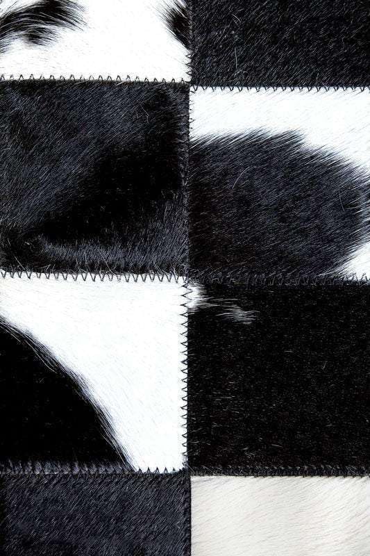 Sn Alef Home Black & White Round Rug | Checkered Floral Designer Carpet for Living Room | Handcrafted Circular Floor Mat for Home Decor & Meditation Space(9x9)
