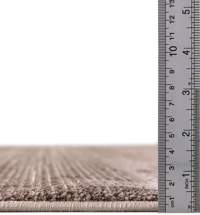 Unique Loom Finsbury Collection Area Rug - Kate (6' 1" x 9' Rectangle, Brown)