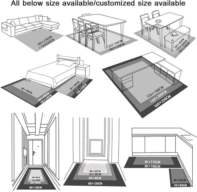 Vintage Boho Area Rugs Multicolor Ethnic Style Geometric Splicing Carpets Bedroom Living Room Kitchen Floor Mats Indoor Outdoor Non-Shedding Runner Rug Home Décor Carpet 4.2' X 6.2'