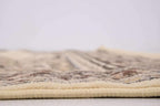 Unique Loom Reza Collection Traditional Persian Style Area Rug, Rectangular 7' 1" x 10' 0", Ivory/Brown