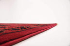 Unique Loom Tekke Collection Area Rug - Sheibani (7' 1" x 10' Rectangle, Red/ Black)