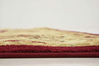 Unique Loom Versailles Collection Traditional Classic Floral Motif Area Rug (7' 0 x 10' 0 Rectangular, Burgundy/ Ivory)