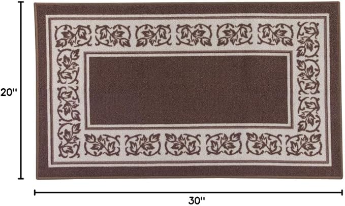 Floral Border Rug