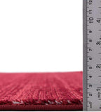 Unique Loom Finsbury Collection Area Rug - Kate (5' 3" Octagon, Red)