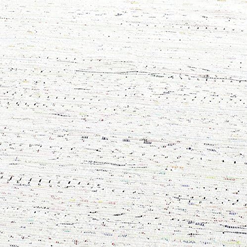 SAFAVIEH Rag Rug Collection Accent Rug - 2'6" x 4', Ivory & Multi, Handmade Boho Stripe Cotton, Ideal for High Traffic Areas in Entryway, Living Room, Bedroom (RAR121G)
