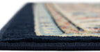 Unique Loom Sialk Hill Collection Area Rug - Washington (2' 11" x 16' 5" Runner Navy Blue/Cream)