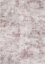 8x10 Area Rug Living Room Rugs - Washable Neutral Modern Abstract Soft Thin Large Rug Indoor Floor No Slip Rug Carpet for Bedroom Under Dining Table Home Office Decor - Pink