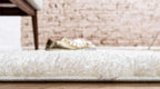 Unique Loom Solid Shag Collection Area Rug (2' 6" x 19' 8" Runner, Snow White)