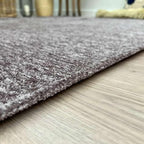 Alfa Rich 4x6 Dark Gray Washable Area Rugs for Living Room Bedroom Kitchen Cotton Decor Solid Rug