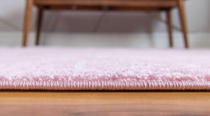 Unique Loom Trellis Frieze Collection Area Rug - Geometric (7' 10" Octagon, Light Pink/ Ivory)