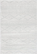 SAFAVIEH Tulum Collection Accent Rug - 2' x 3', Light Grey & Ivory, Moroccan Boho Tribal Design, Non-Shedding & Easy to Clean, Ideal for Front Door, Kitchen, Entryway, Foyer (TUL272F)