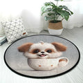 Soft & Washable Teacup Dog Rug Non-Slip, Perfect for Indoors/Outdoors Ideal for Living Room, Bedroom, and Entryway 3ft