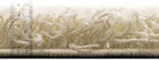 Unique Loom Solid Shag Collection Area Rug (5' 1" x 8' Rectangle Pure Ivory)