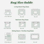 Area Rug 5x7 Washable Rug, Vintage Boho Medallion Rugs Non-Slip Soft Low Pile Large Distressed Rug Indoor Retro Carpet for Living Room Bedroom Dining Room Home Office (Green Beige, 5'x7')