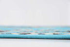 Unique Loom Reza Collection Traditional Persian Style Area Rug, 8' 0" x 8' 0", Turquoise/Ivory
