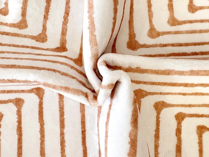 GLN Rugs Contemporary Collection - Machine Washable Area Rug, Contemporary Washable, Non Slip, Low Pile Chenille Rug, Living Room, Bedroom, Kitchen Rug (2'6" x 7' Orange Beige)