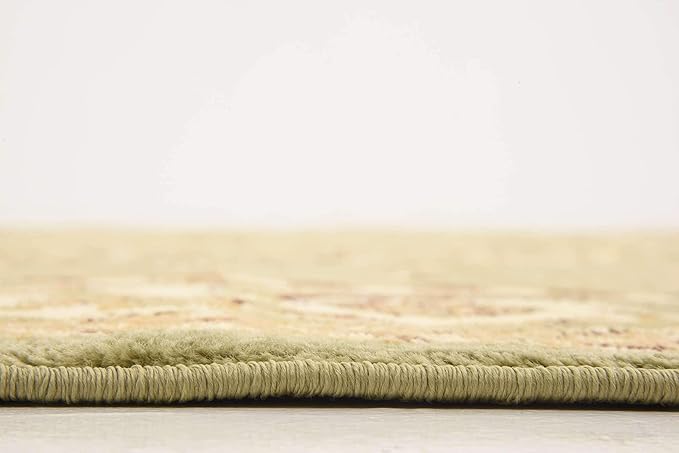 Unique Loom Versailles Collection Traditional Classic Medallion Floral Motif Area Rug (6' 0 x 6' 0 Square, Green/ Ivory)