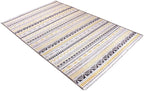 Alfa Rich 3x10 Yellow Gray White Washable Area Rugs for Living Room Hallway Kitchen Cotton Runner
