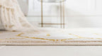 Marilyn Monroe Glam Collection Area Rug - Trellis (10'x 14' 1" Rectangle, White Gold/ Gold)