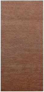 Hand Knotted Loom Wool ECO-Friendly Area Rugs - 2'6"x8', Runner, Light Brown Color, Solid Plain Design, High Pile Handmade Anti Skid Area Rugs for Living Room, Bed Room (L00111)