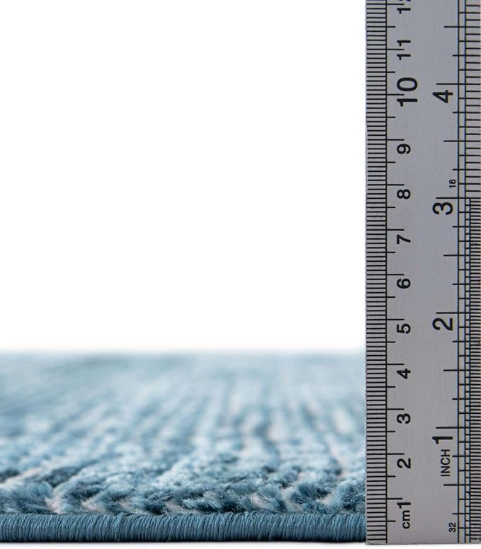 Unique Loom Finsbury Collection Area Rug - Kate (7' 10" x 10' Rectangle, Blue)