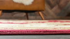 Unique Loom Versailles Collection Traditional Classic Floral Motif Area Rug (4' 0 x 4' 0 Square, Burgundy/ Ivory)