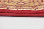 Unique Loom Reza Collection Traditional Persian Style Area Rug, 2 ft 7 in x 10 ft, Burgundy/Ivory