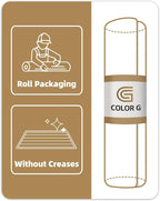 Color&Geometry Door Mat 2'4"x8' Runner Rug with Rubber Backing, Non Slip Washable Hallway Rug, Carpet Runners for Hallway Living Room Bedroom, Beige (Rolled-up NO Creases)