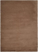 Rugsotic Carpets Hand Knotted Gabbeh Wool 6'x9' Area Rug Solid Camel L00111