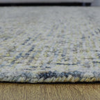 Hand Tufted Wool ECO-Friendly Area Rugs - 8'x8', Round Shape, Light Green, Solid Plain Design, High Pile Thick Handmade Anti Skid Area Rugs for Living Room, Bed Room (KWC111)