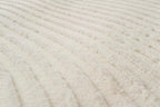 Revival Rugs Record 8'x10’ Washable Area Rug for Living Room Bedroom - 100% Recycled Oeko-TEX Certified, Medium Pile, Beige, Cream