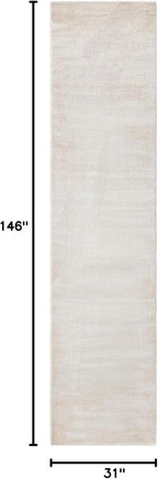 Unique Loom Finsbury Collection Area Rug - Kate (2' 7" x 12' 2" Runner, Ivory/ Beige)