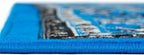 Unique Loom Sialk Hill Collection Area Rug - Washington (6' x 9' Rectangle Dark Blue/Black)