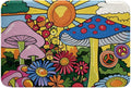 Erosebridal Kawaii Mushroom Bathroom Rugs Boho Sun Mats Hippie Groovy Floral Ultra Soft Bathtub Rugs 20x32 60s 70s Retro Vintage Theme Room Decor Chic Daisy Flower Bath Mat Geometric Striped Decor