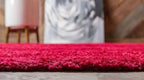 Unique Loom Solo Collection Area Rug - Calabasas (5' 3" x 7' 7" Rectangle, Red)