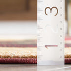 Well Woven Dulcet Bingo Red Modern Geometric Area Rug (5'3" x 7'3")