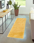 Unique Loom Finsbury Collection Area Rug - Kate (2' 7" x 12' Runner, Yellow)