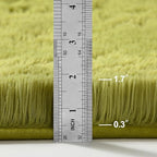 Large Shag Area Rugs 6 x 9, Plush Fuzzy Rugs for Living Room, Ultra Soft Fluffy Furry Rug for Bedroom, Indoor Carpet Nursery Rugs for Kids Room Home Decor, Green