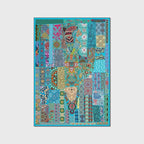 Vintage Boho Area Rugs Multicolor Ethnic Style Geometric Splicing Carpets Bedroom Living Room Kitchen Floor Mats Indoor Outdoor Non-Shedding Runner Rug Home Décor Carpet 3' X 6'