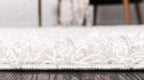 Unique Loom Solid Shag Collection Area Rug (2' 7" x 10' Runner, Snow White)