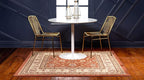 Unique Loom Voyage Collection Traditional Oriental Classic Intricate Design Area Rug (6' 0 x 6' 0 Square, Terracotta/Ivory)