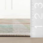 Dash & Albert Chanan Plaid Multi Machine Washable Rug, Runner-2.5 X 8 Feet, Multicolored/Ivory Plaid Pattern