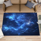 2x4 Lightning Runner Rug for Hallway - Natural Weather Kitchen Mat, Thunderstorm Lightning Kitchen Runner Rug Soft Non Slip Anti Fatigue for Laundry Room Indoor Hallways