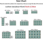 Vintage Boho Area Rugs Multicolor Ethnic Style Geometric Splicing Carpets Bedroom Living Room Kitchen Floor Mats Indoor Outdoor Non-Shedding Runner Rug Home Décor Carpet 4.2' X 6.2'