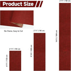 jxgzyy Red Commercial Outdoor Mat 2'11" x 4'11", Non Slip Front Door Mat Outside Entrance, Heavy Duty Waterproof Floor Mat for Porch, Home, Patio, Garage, Entryway