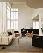 Hand-Tufted Wool Rectangle Area Rug – Soft Premium Wool Carpet for Living Room, Bedroom & Home Décor – 5X7 ft| Warm Grey – Durable, Non-Slip Backing, Handcrafted Rug