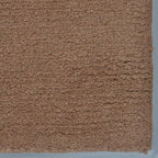 Hand Knotted Loom Wool ECO-Friendly Area Rugs - 10'x13', Rectangle Shape, Camel Color, Plain Solid, High Pile Thick Handmade Anti Skid Area Rugs for Living Room, Bed Room (L00111)