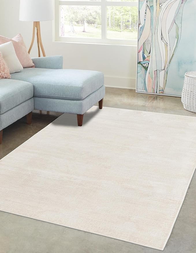 Unique Loom Finsbury Collection Area Rug - Kate (4' 1" x 6' 1" Rectangle, Ivory/ Beige)