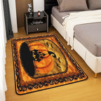 Halloween Pumpkin 3 x 5 Area Rug Spooky Haunted House Rugs for Living Room | Vintage Gothic Washable Rug, Castle Silhouette Carpet Indoor Floor Mat,Bats Halloween Decoration